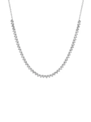 LeMel Diamond Tennis Chain Necklace 14K