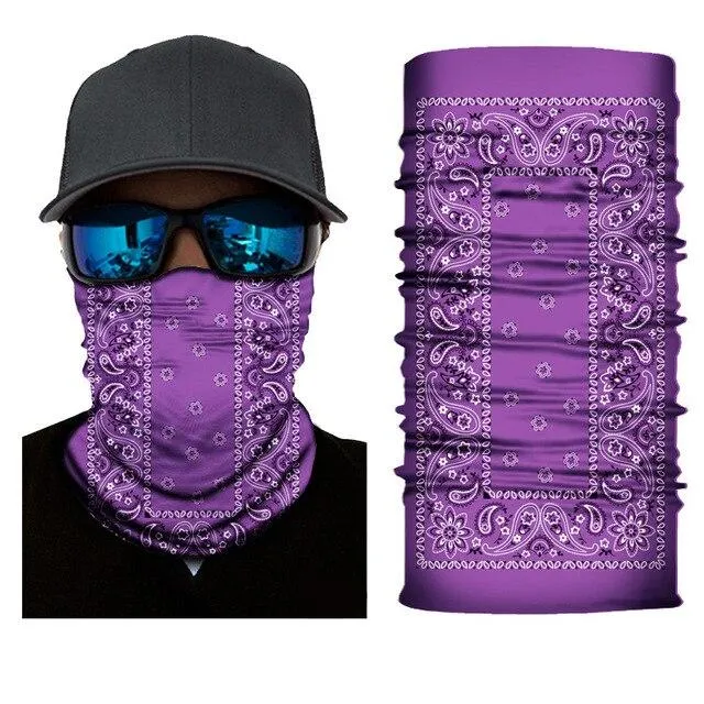 Lila Schlauchtuch Bandana