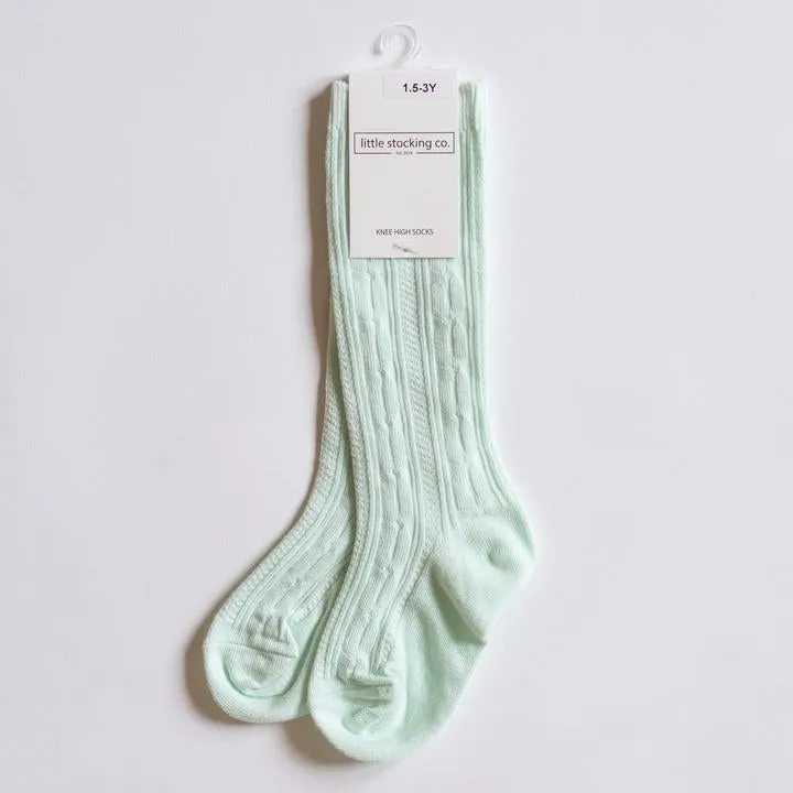 Little Stocking Co Knee High Socks - Mint