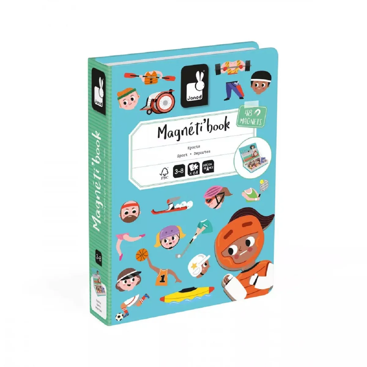 Livre Magnétique Sports - Janod