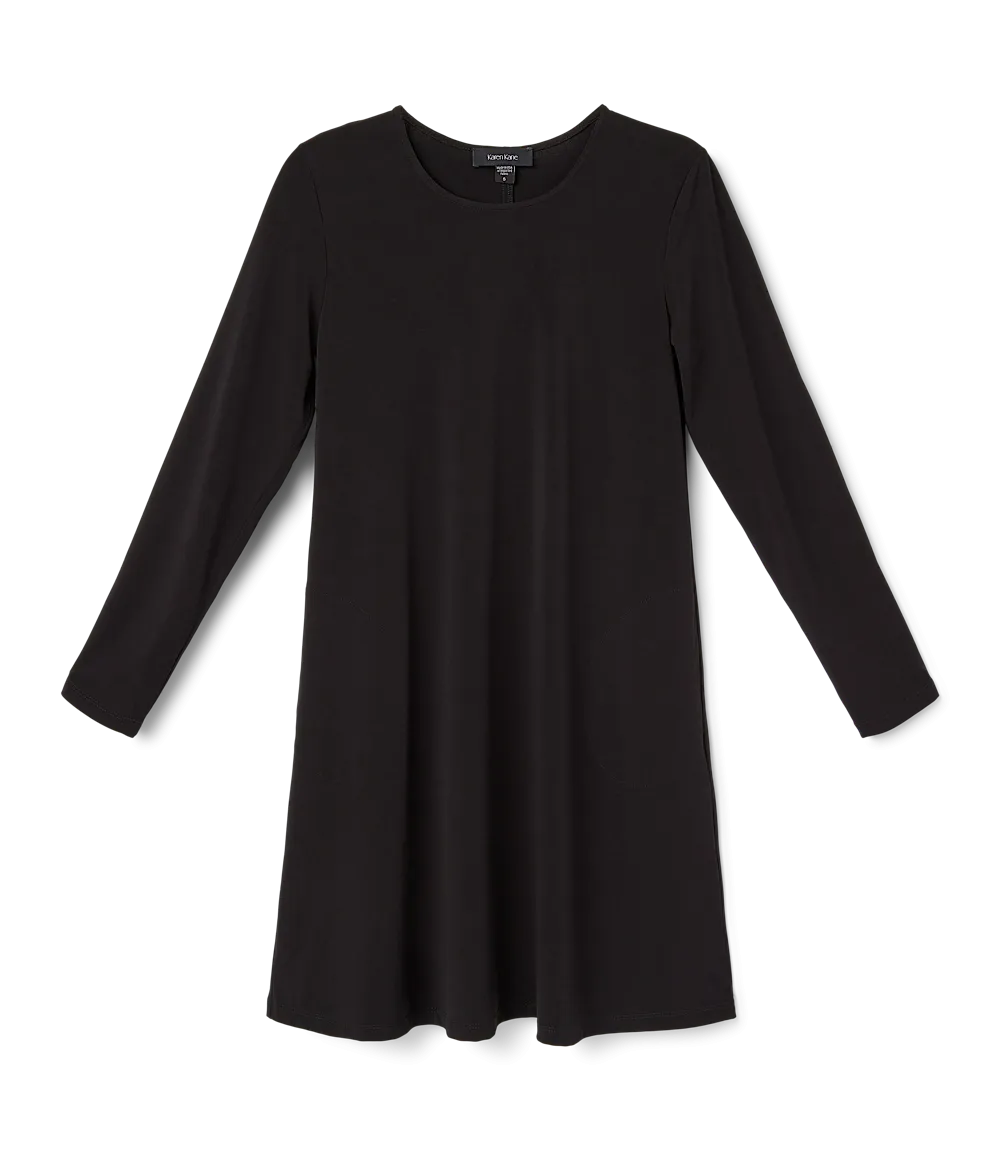 Long Sleeve Travel Jersey Dress