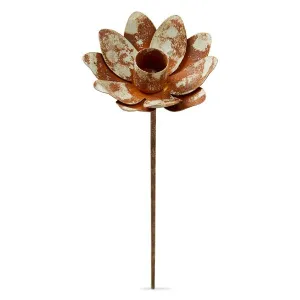 Lotus Candle Garden Stake