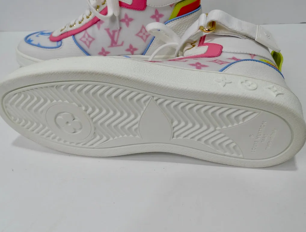 Louis Vuitton Boombox Pastels Monogram Nylon Sneakers