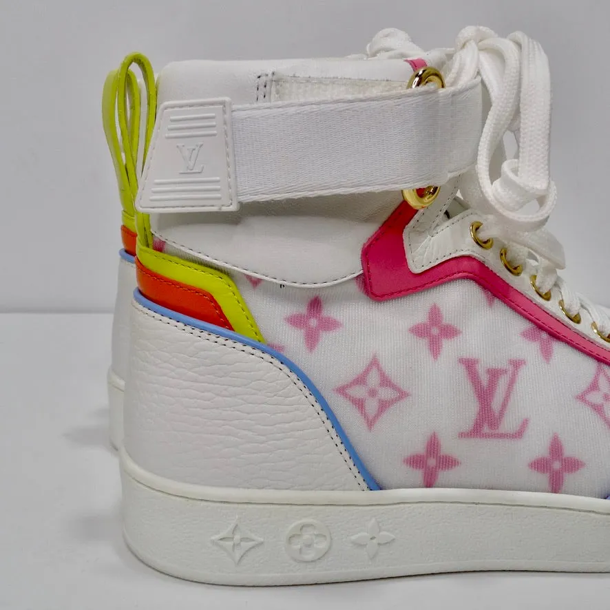 Louis Vuitton Boombox Pastels Monogram Nylon Sneakers