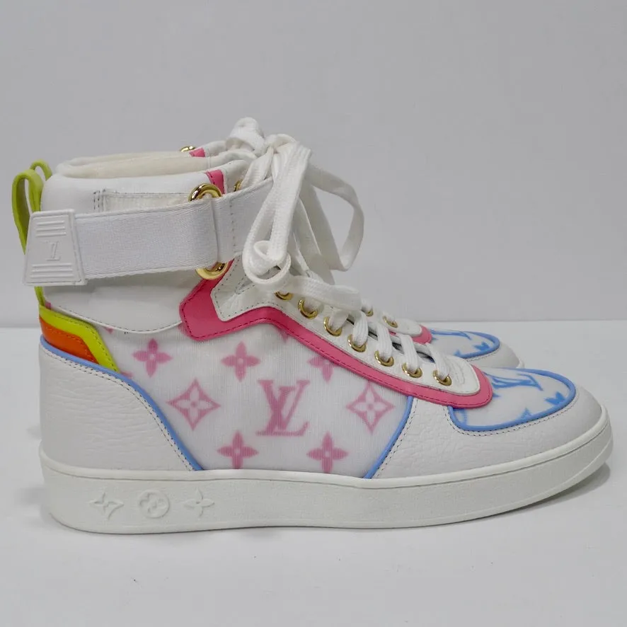 Louis Vuitton Boombox Pastels Monogram Nylon Sneakers