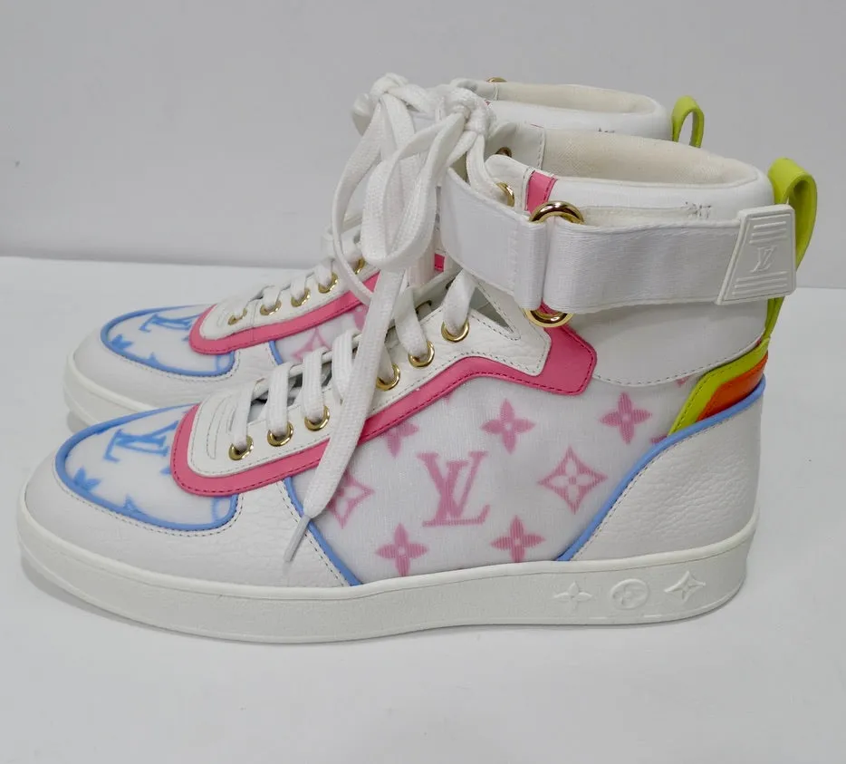 Louis Vuitton Boombox Pastels Monogram Nylon Sneakers