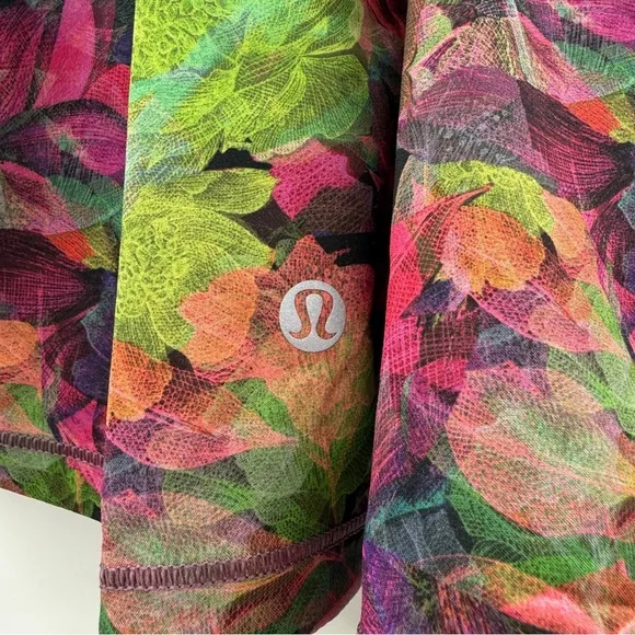 Lululemon Pace Rival Mid-Rise Skirt in Vivid Floral Tone Multi Sz 8 NEW