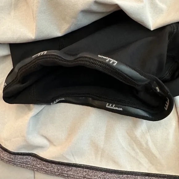 Lululemon Pace Rival Skirt Lined Tall Gray/Black Womens Size 2 Tennis Sports Gym