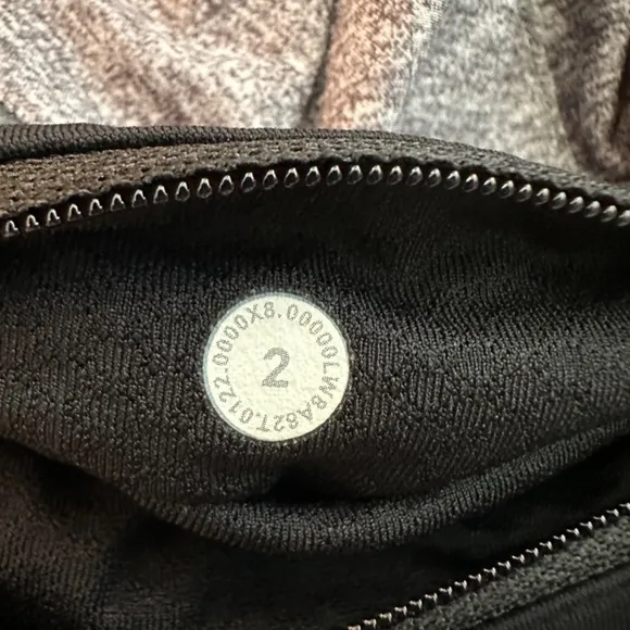 Lululemon Pace Rival Skirt Lined Tall Gray/Black Womens Size 2 Tennis Sports Gym