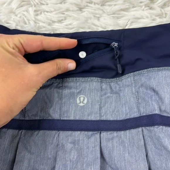 Lululemon Run: Pace Setter Skirt Heathered Deep Indigo / Deep Indigo