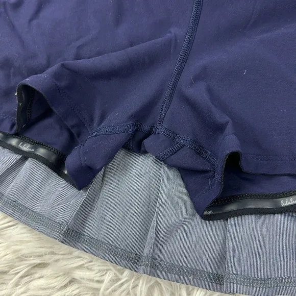 Lululemon Run: Pace Setter Skirt Heathered Deep Indigo / Deep Indigo