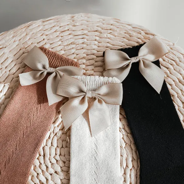 Mesh Bow Socks