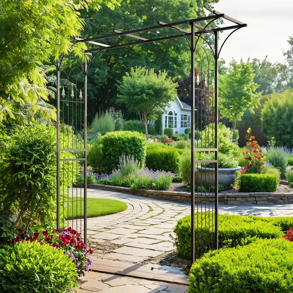 Metal Trellis For Garden|Modern Garden Arch Trellis