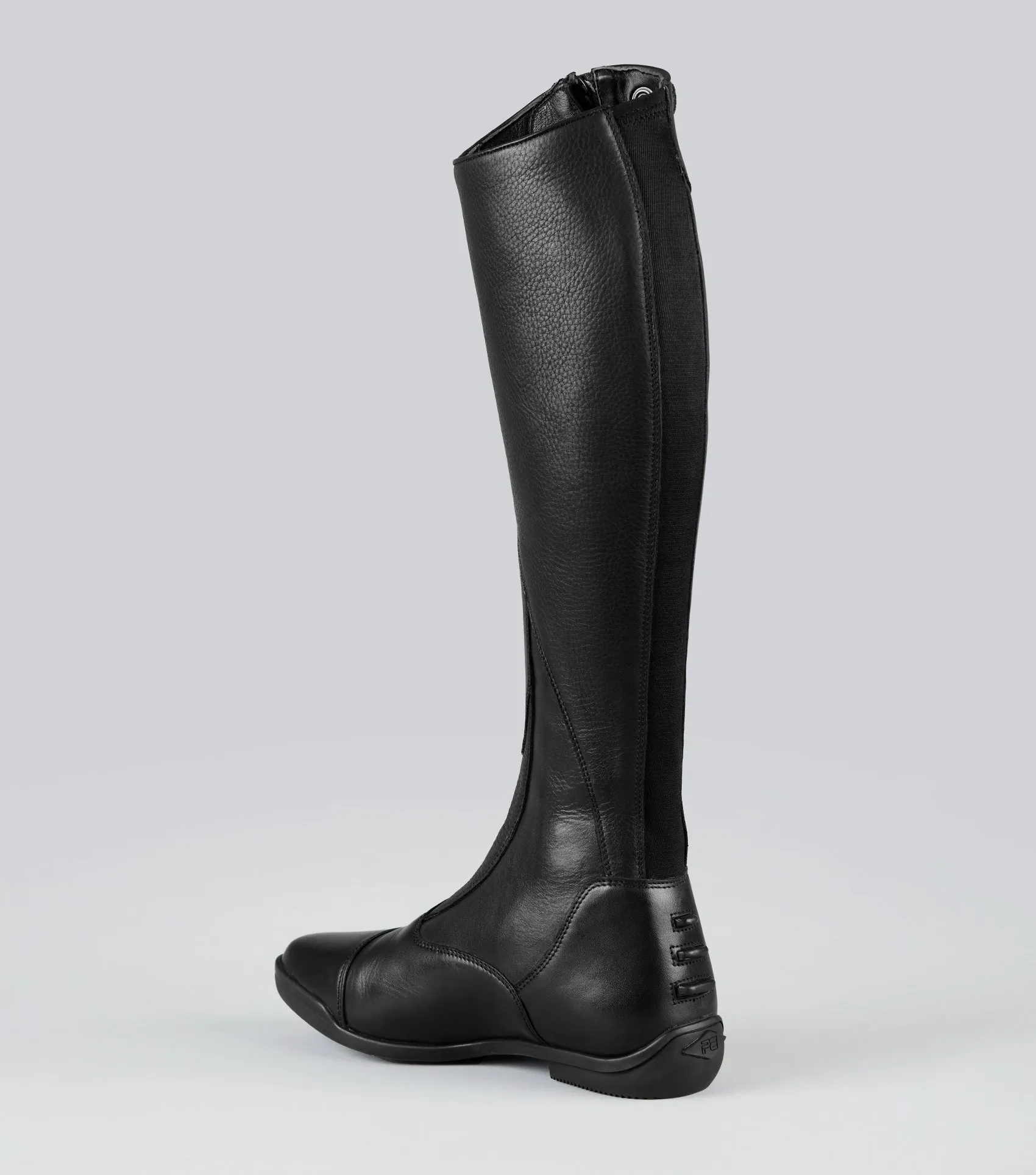 Modus Womens Leather Dress Tall Riding Boots Black (Wide Calf)