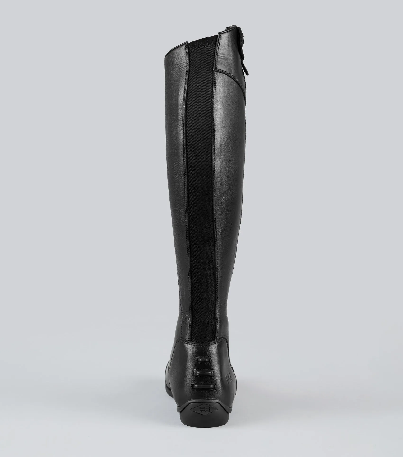 Modus Womens Leather Dress Tall Riding Boots Black (Wide Calf)