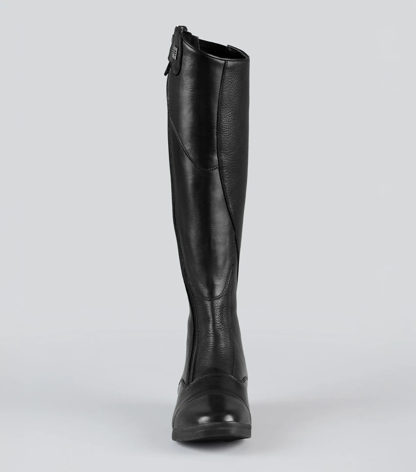Modus Womens Leather Dress Tall Riding Boots Black (Wide Calf)