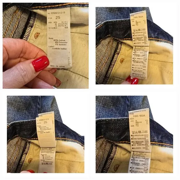 Moussy Vintage Jeans Womens Size 25 Blue Glendale Skinny Cropped Distressed