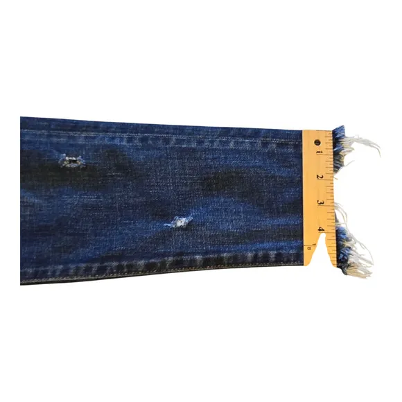 Moussy Vintage Jeans Womens Size 25 Blue Glendale Skinny Cropped Distressed