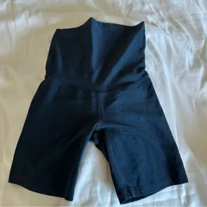 Navy Beyond the Bump Biker Shorts