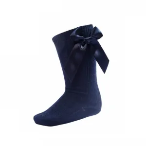 Navy Knee High Socks