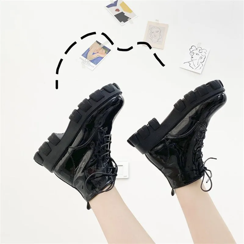 Net Red Platform Short Boots UB6212