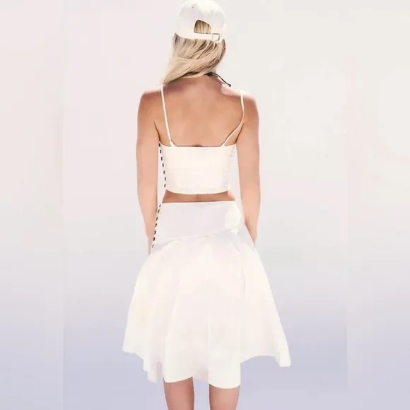 New Free People, So Posh Set, Medium in White