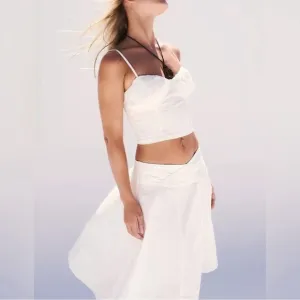 New Free People, So Posh Set, Medium in White