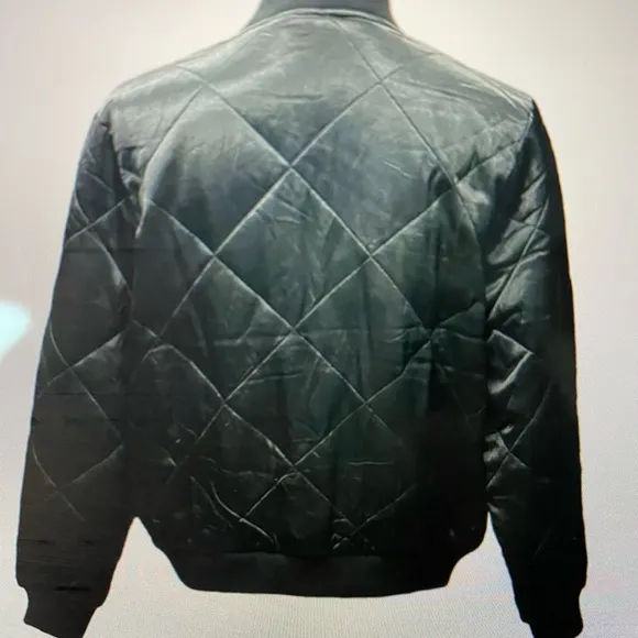 New! Liverpool Los Angeles Black Quilted Bomber Jacket Size Medium. Never worn!