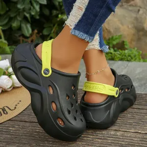 Noa – Chunky Platform Sandals for Women with Soft Thick Bottom and Non-Slip EVA Wedge