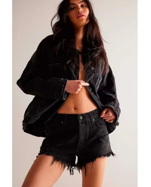 Now or Never Denim Short Zodiak