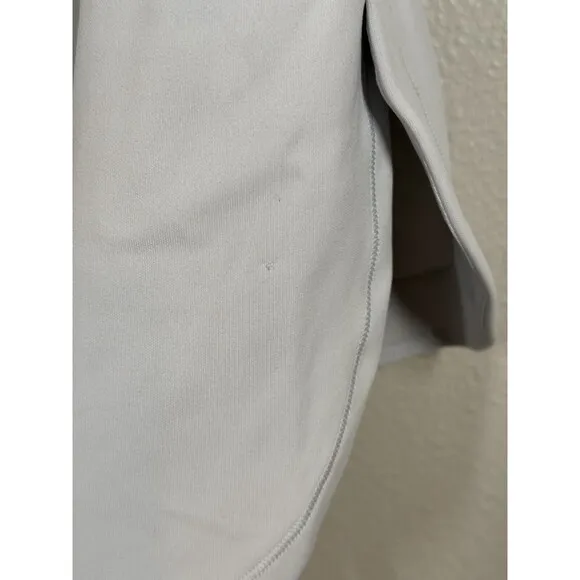 NWT ATHLETA Fairway Golf Skort 18&quot; Women's Sz 1X Light Gray Tennis Skirt Pockets