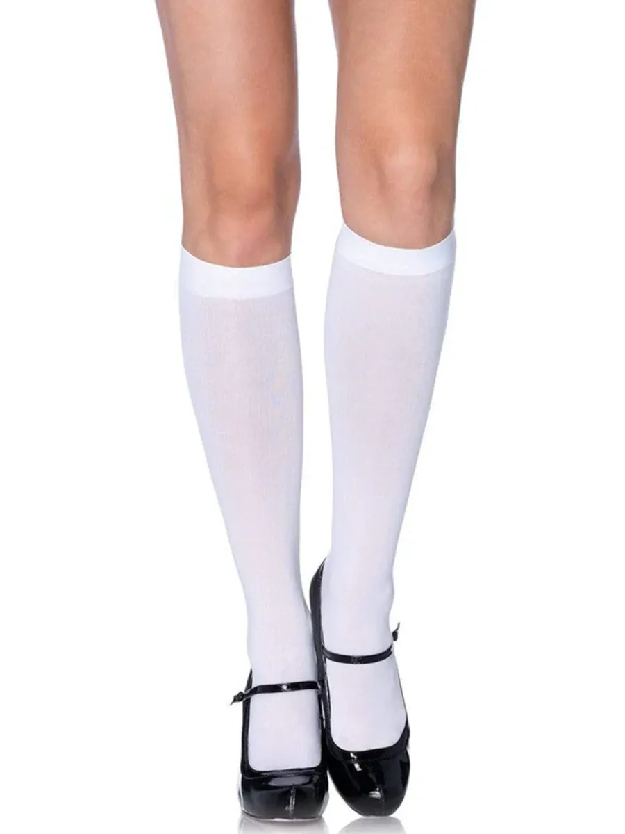 Nylon Knee High Socks