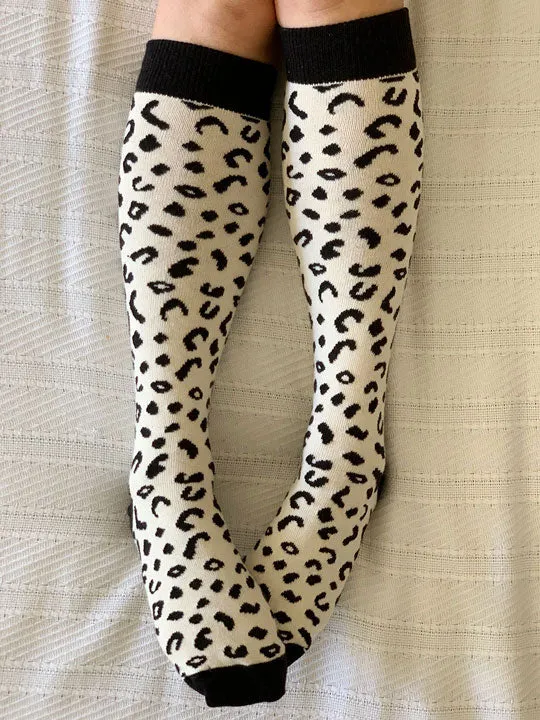 Ocelot Ebony Animal Print Organic Cotton