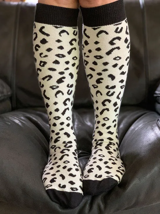 Ocelot Ebony Animal Print Organic Cotton
