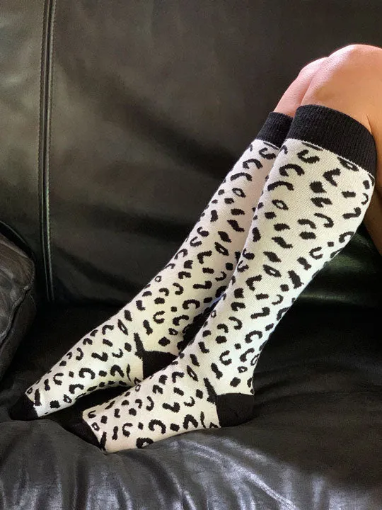 Ocelot Ebony Animal Print Organic Cotton