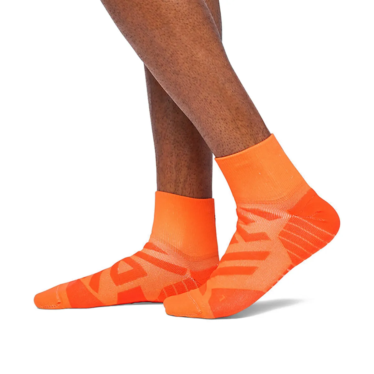 ON Performance Mid Sock Flame Spice