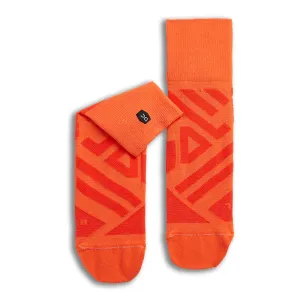 ON Performance Mid Sock Flame Spice