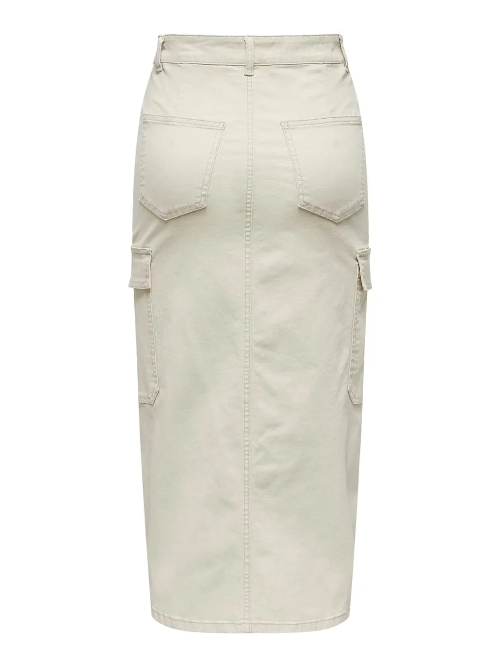 ONLY Lola Cargo Front Slit Midi Skirt
