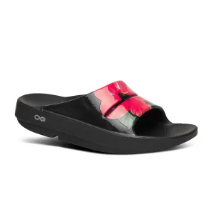 Oofos | OOahh Slide Limited | Unisex | Hibiscus
