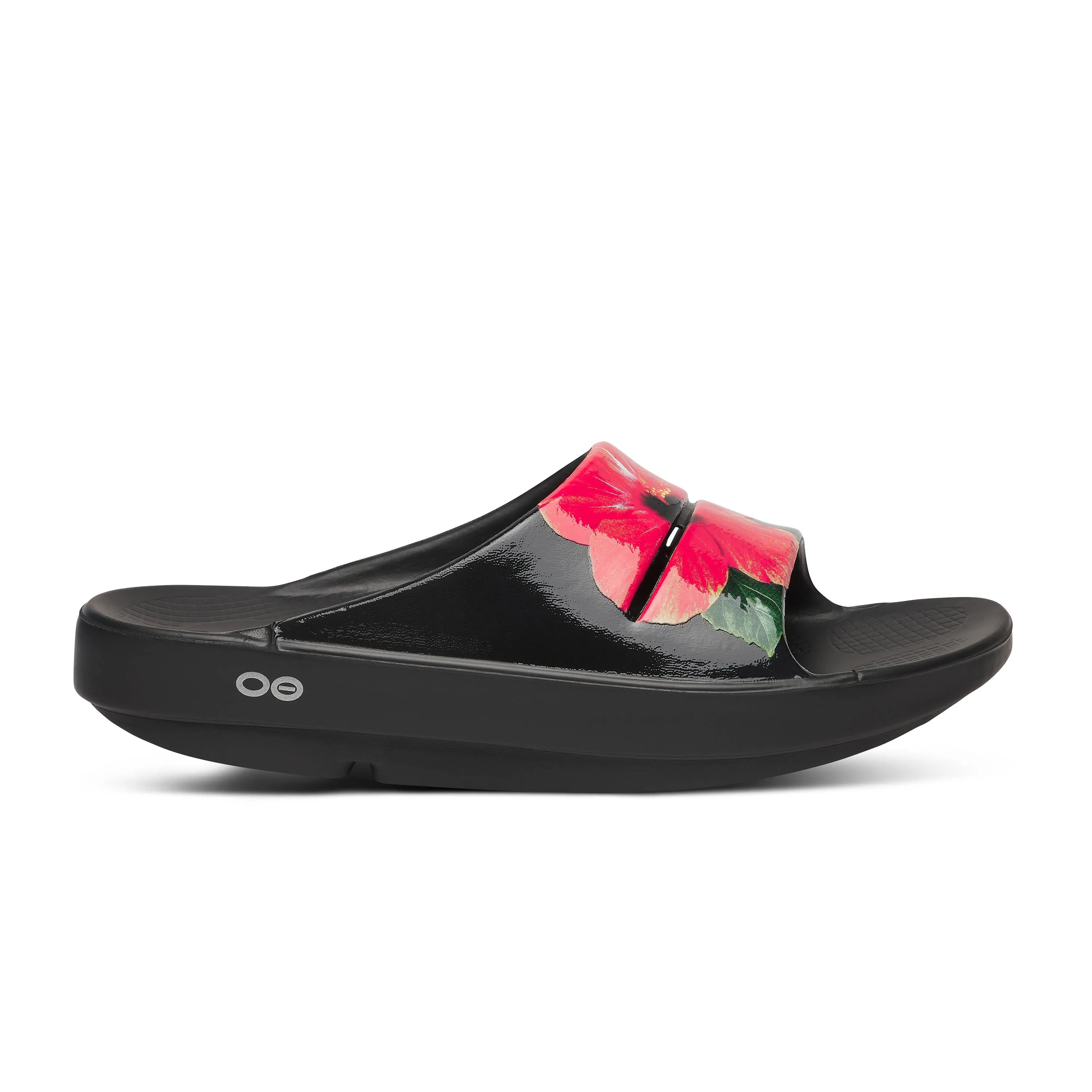 Oofos | OOahh Slide Limited | Unisex | Hibiscus