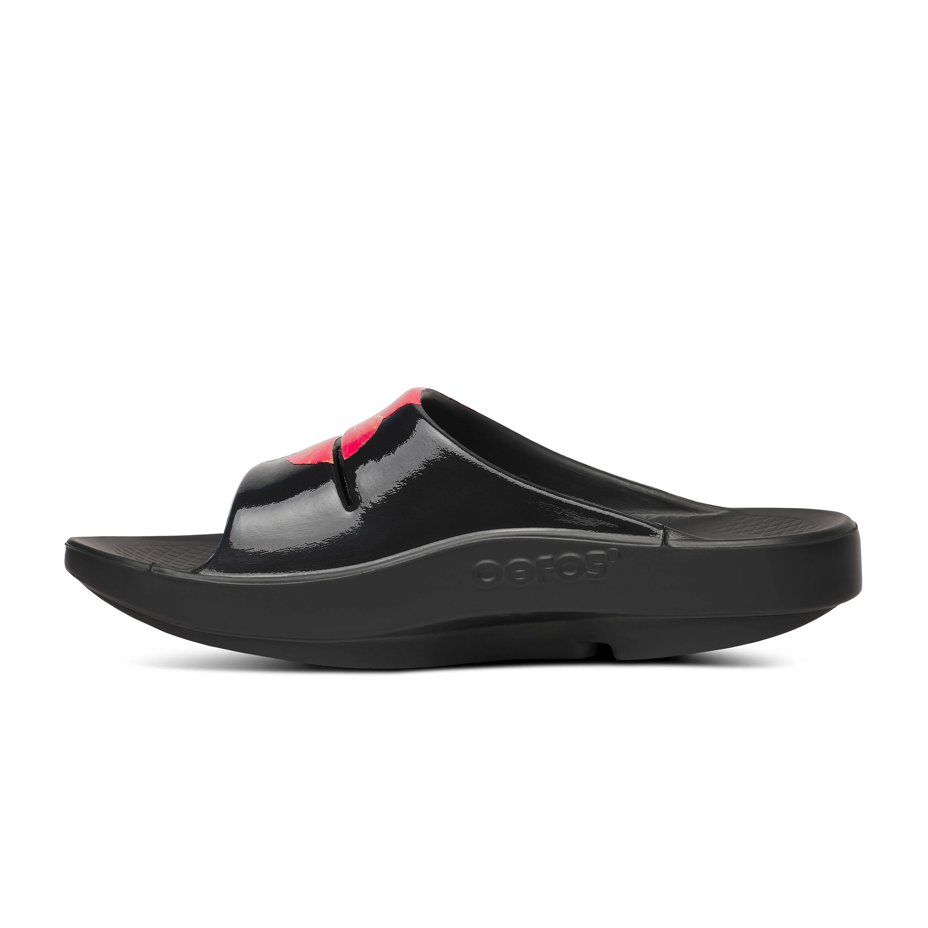 Oofos | OOahh Slide Limited | Unisex | Hibiscus