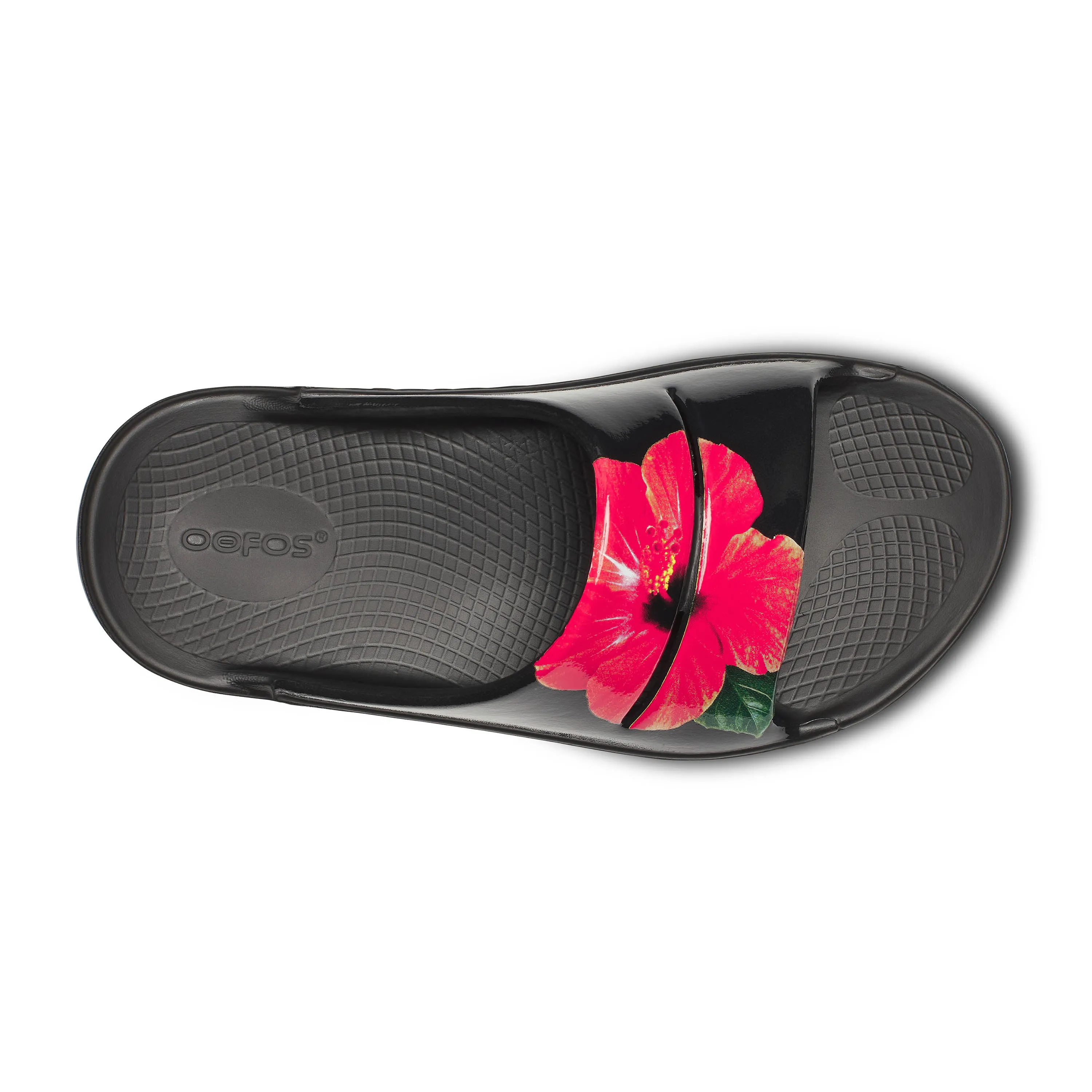 Oofos | OOahh Slide Limited | Unisex | Hibiscus