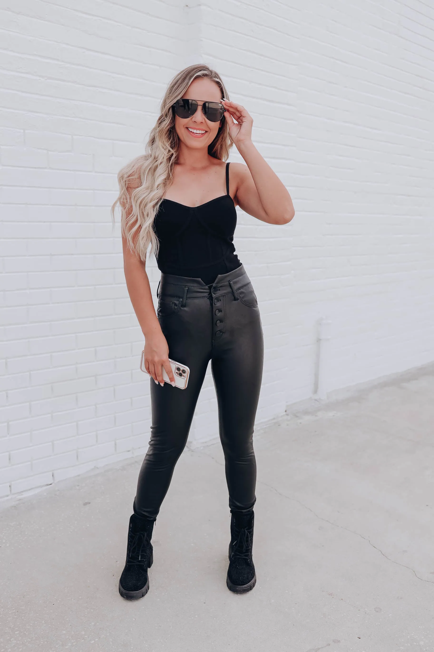 Our Little Secret Bodysuit - Black