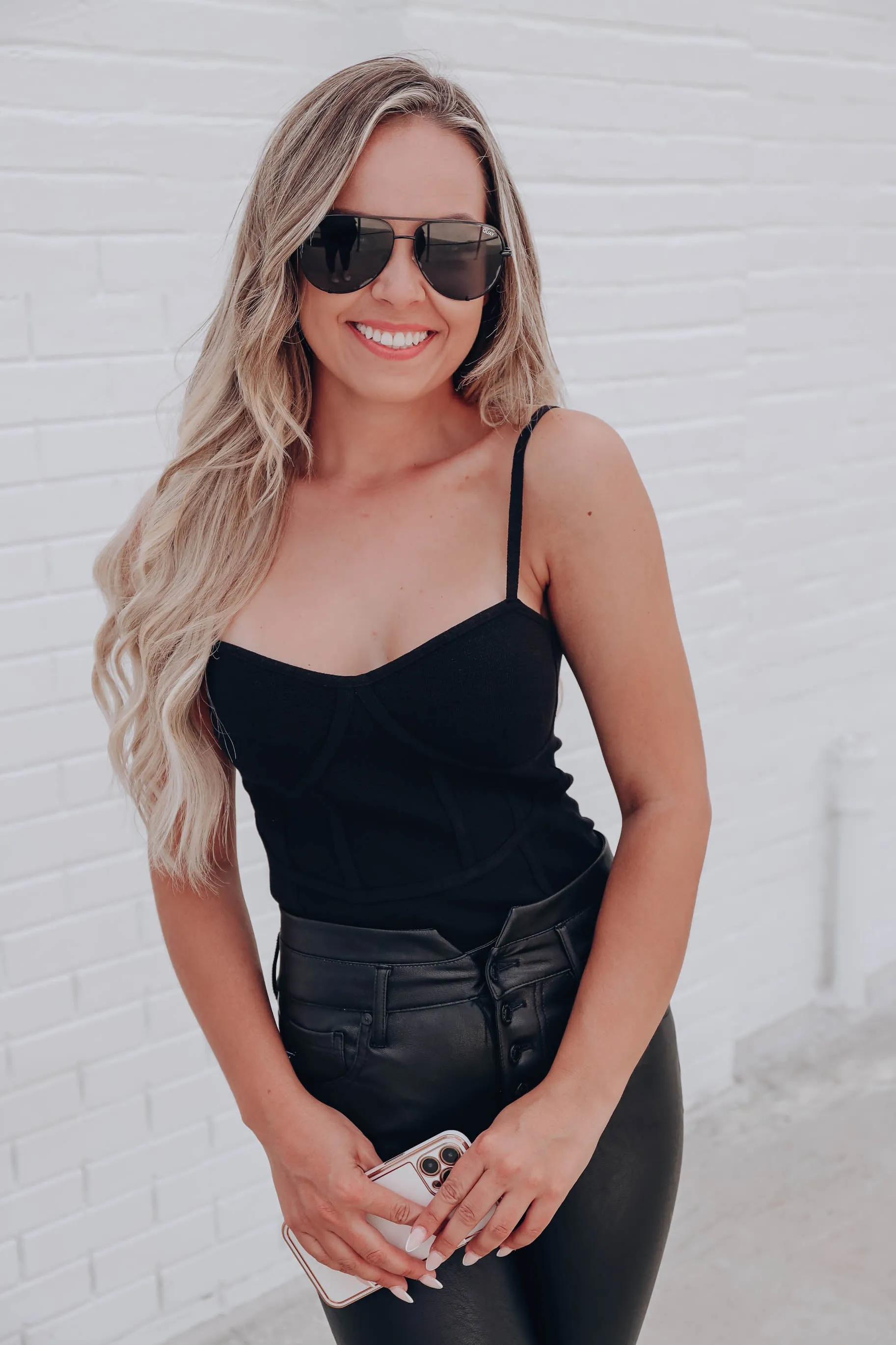 Our Little Secret Bodysuit - Black