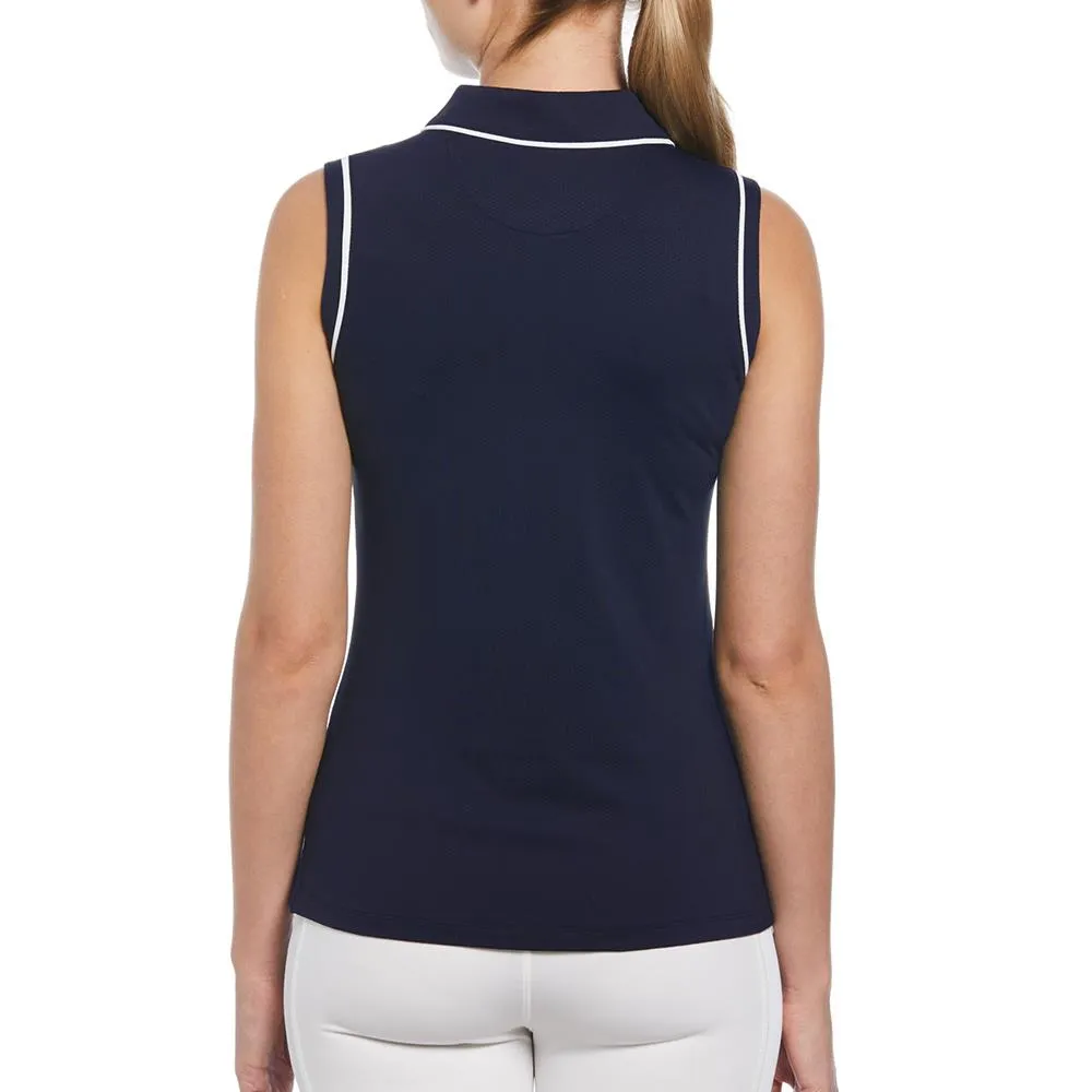 Penguin Women's Veronica Sleeveless Polo - Black Iris