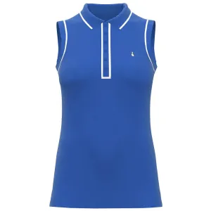 Penguin Women's Veronica Sleeveless Polo - Nebulas Blue