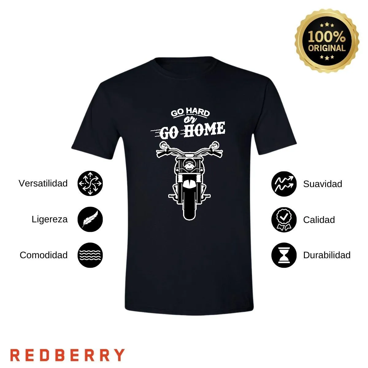 Playera Hombre Motos Biker Motociclista MS1043