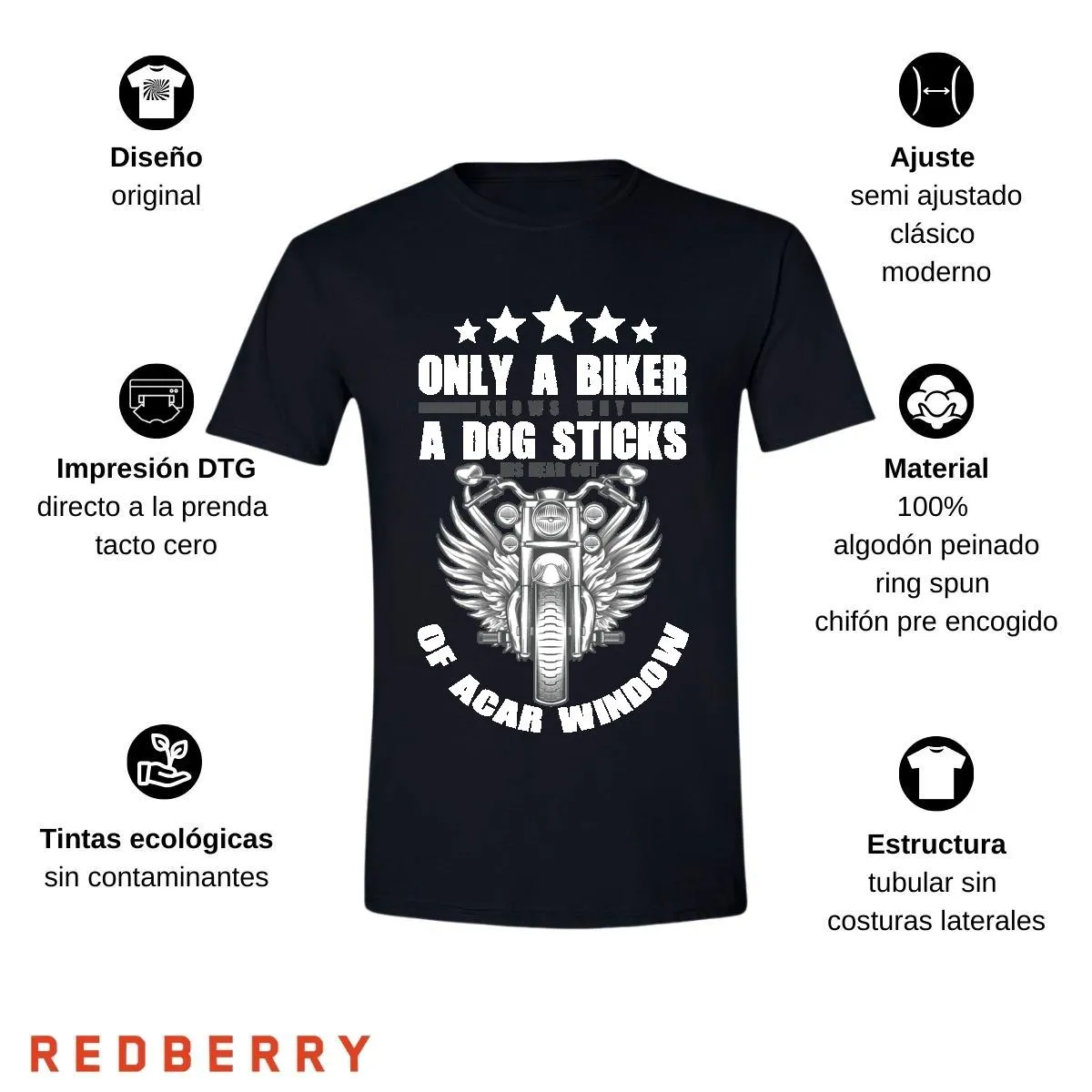 Playera Hombre Motos Biker Motociclista MS2027