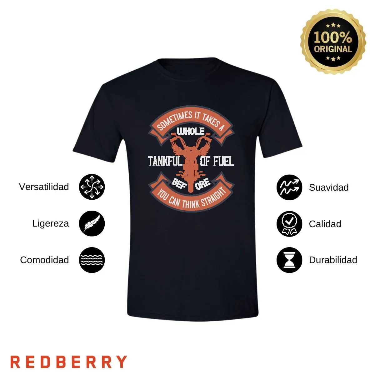 Playera Hombre Motos Biker Motociclista MS3034