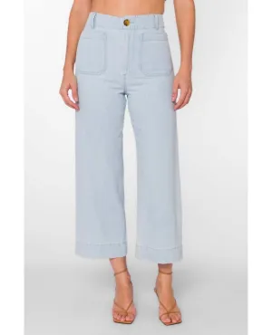 Powder Blue Alyx Wide Leg Crop Pant